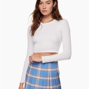 Aritzia Sunday Best Bliss Cropped Longsleeve